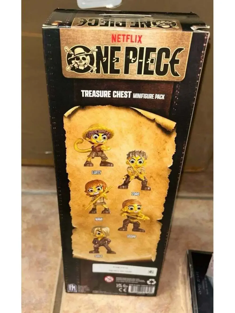 Netflix One Piece Treasure Chest Minifigure Pack PMI Golden Figures NEW